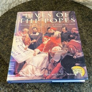 Lives of the Pope Book Hard Cover